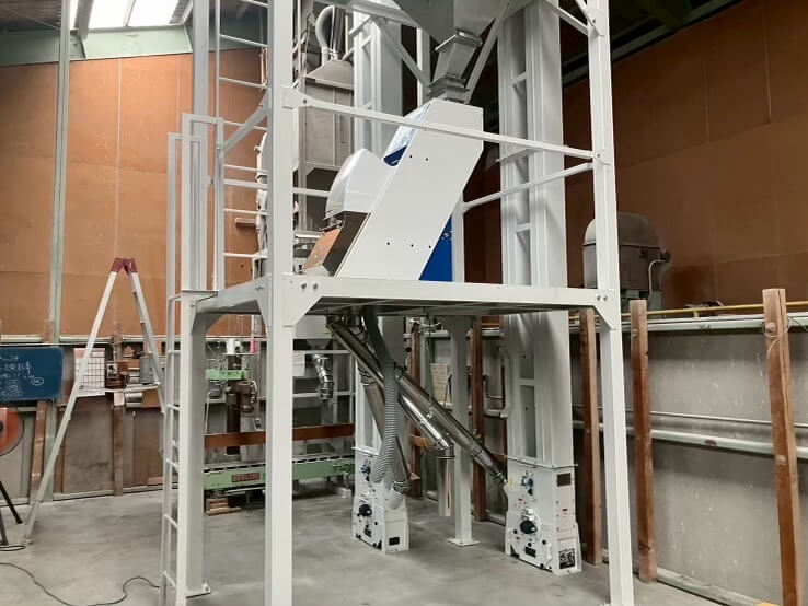 光選別機および付帯設備の新設工事