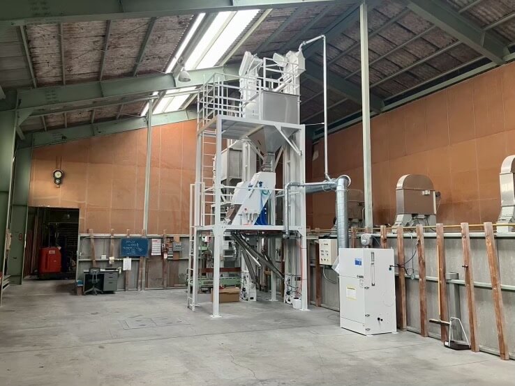 光選別機および付帯設備の新設工事